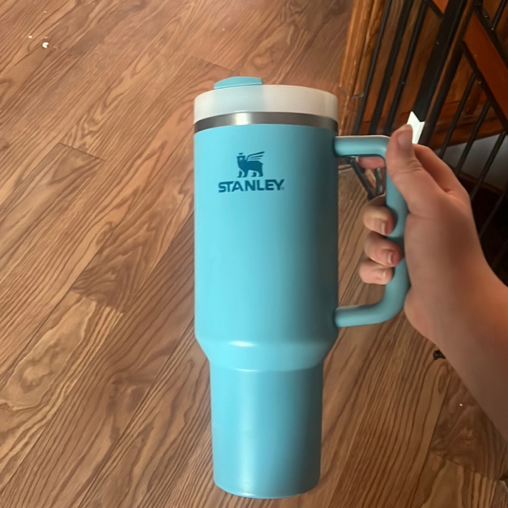 pool blue 40oz stanley minor dent negotiable pricing